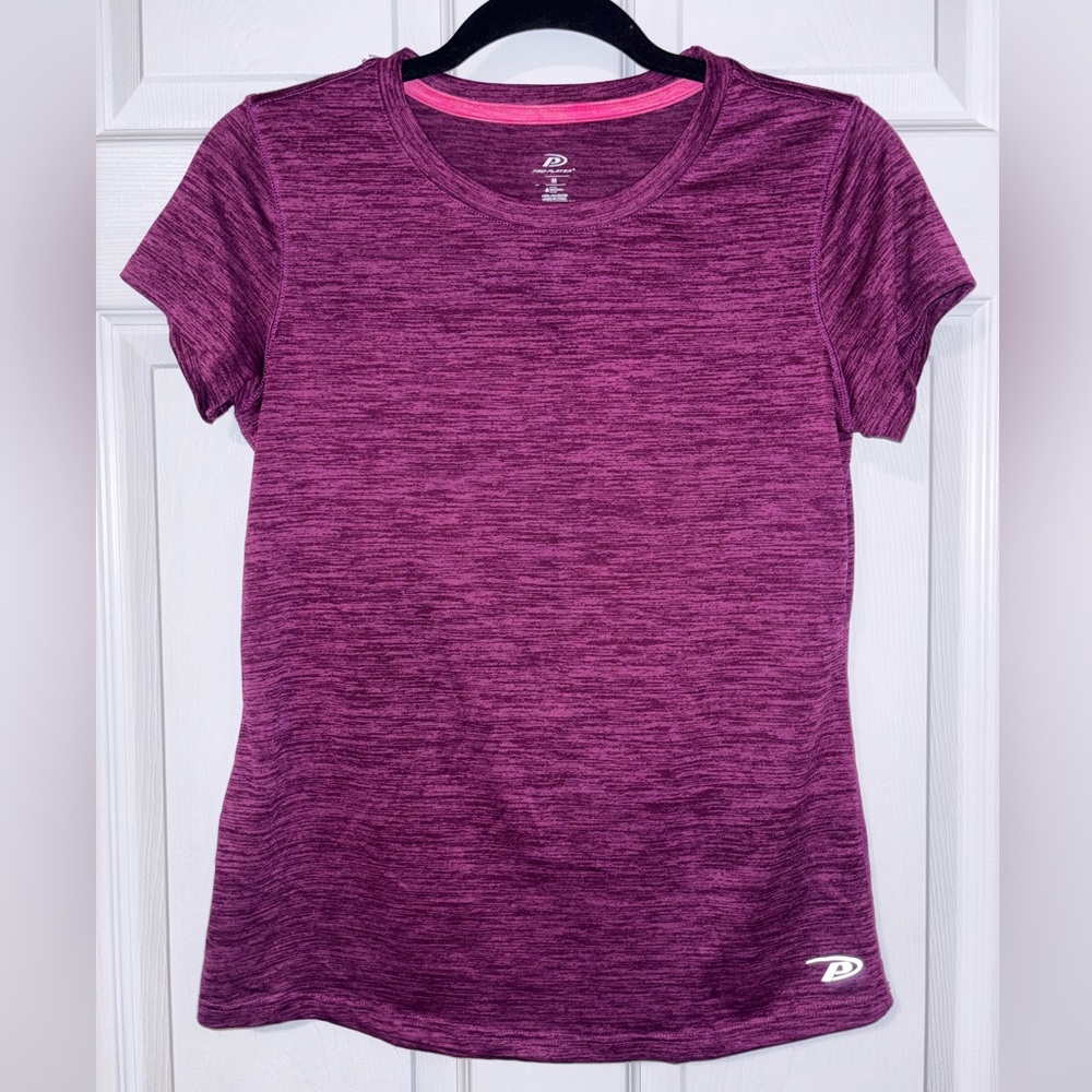 Pro Player Heathered Purple Women's Short Sleeve Tee